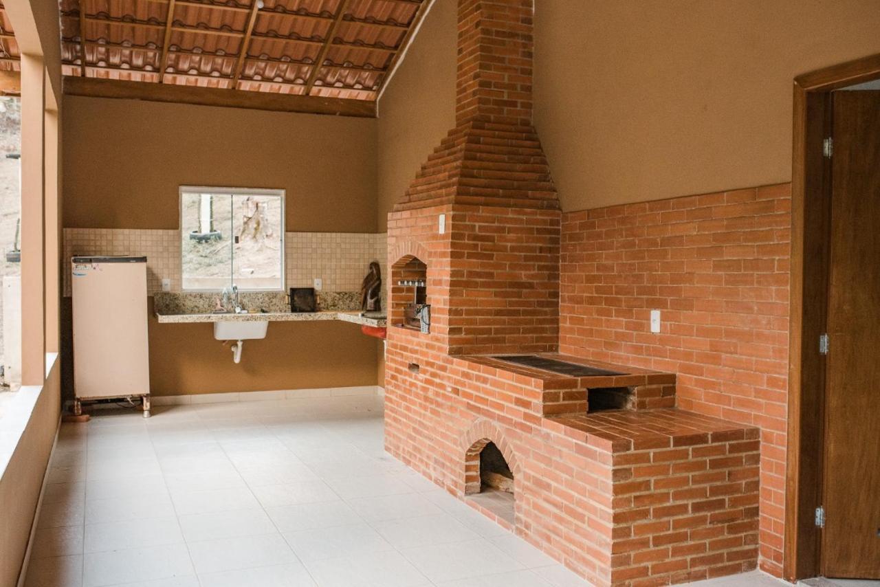 Casa De Campo Banheira, Lareira E Cachoeira Pedra Azul  Eksteriør billede
