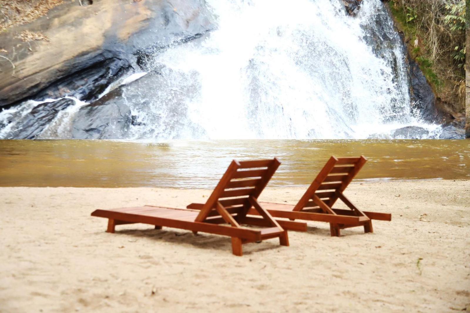 Casa De Campo Banheira, Lareira E Cachoeira Pedra Azul  Eksteriør billede